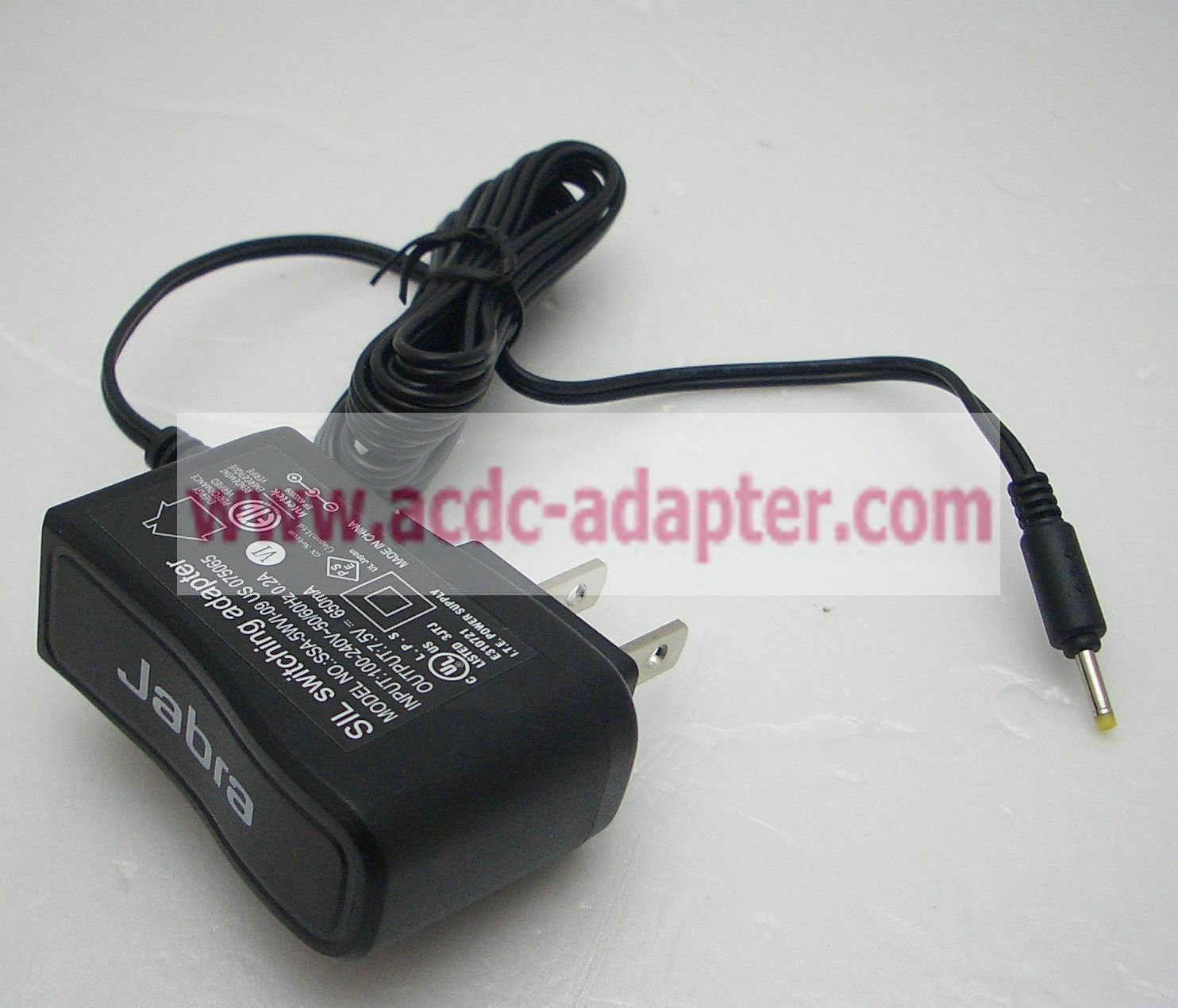 New SIL SSA-5WV1-09 US075065 5V 650mA AC Adapter for Jabra PRO 920 930 9450 9460